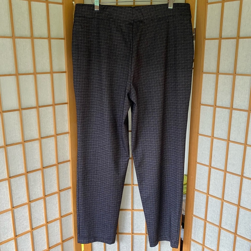 Max Studio Gingham Checked Slim Straight Leg Silh… - image 8